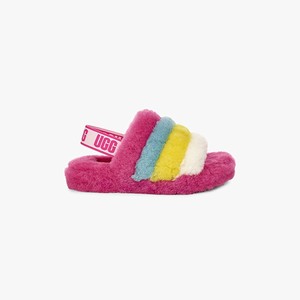 Ugg Fluff Yeah Rainbow Tofflor Barn Olika Färger (760289HFU)